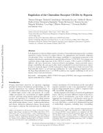 Regulation of the Chemokine Receptor CXCR4 by Hypoxia