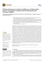 Cooling Techniques for Enhanced Efficiency of Photovoltaic Panels—Comparative Analysis with Environmental and Economic Insights