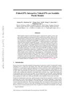 iVideoGPT: Interactive VideoGPTs are Scalable World Models
