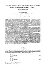 NON-DIMENSIONAL WIND AND TEMPERATURE PROFILES IN THE ATMOSPHERIC SURFACE LAYER: A RE-EVALUATION