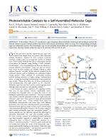 Photoswitchable Catalysis by a Self-Assembled Molecular Cage