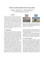 Multiscale Conditional Random Fields for Image Labeling