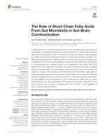 The Role of Short-Chain Fatty Acids From Gut Microbiota in Gut-Brain Communication