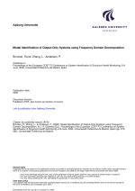 Modal Identification of Output-Only Systems using Frequency Domain Decomposition