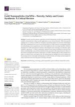 Gold Nanoparticles (AuNPs)—Toxicity, Safety and Green Synthesis: A Critical Review