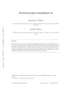 Practical graph isomorphism, II