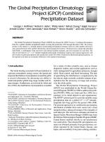 The Global Precipitation Climatology Project (GPCP) Combined Precipitation Dataset