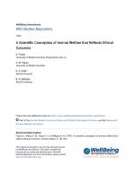 A Scientific Conception of Animal Welfare that Reflects Ethical Concerns