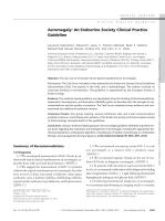 Acromegaly: An Endocrine Society Clinical Practice Guideline