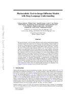 Photorealistic Text-to-Image Diffusion Models with Deep Language Understanding