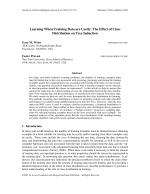 Learning When Training Data are Costly: The Effect of Class Distribution on Tree Induction