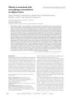 Obesity is associated with macrophage accumulation in adipose tissue
