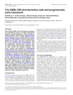 The EMBL-EBI bioinformatics web and programmatic tools framework