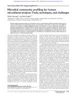 Microbial community profiling for human microbiome projects: Tools, techniques, and challenges