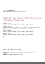 Highly efficient organic light-emitting diodes from delayed fluorescence