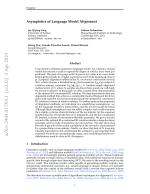 Asymptotics of Language Model Alignment