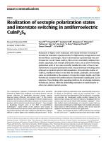 Realization of sextuple polarization states and interstate switching in antiferroelectric CulnP2S6