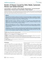 Burden of Disease Caused by Otitis Media: Systematic Review and Global Estimates