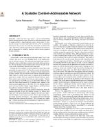 A Scalable Content-Addressable Network