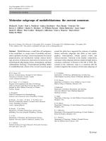 Molecular subgroups of medulloblastoma: the current consensus