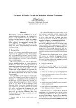 Europarl: A Parallel Corpus for Statistical Machine Translation