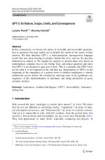 GPT-3: Its Nature, Scope, Limits, and Consequences