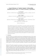 Causal Inference in Conjoint Analysis: Understanding Multidimensional Choices via Stated Preference Experiments
