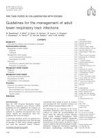 Guidelines for the management of adult lower respiratory tract infections