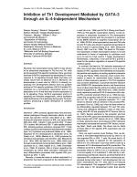 Inhibition of Th1 Development Mediated by GATA-3 through an IL-4-Independent Mechanism