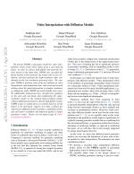 Video Interpolation with Diffusion Models