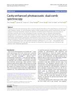 Cavity-enhanced photoacoustic dual-comb spectroscopy