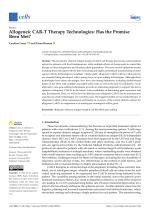 Allogeneic CAR-T Therapy Technologies: Has the Promise Been Met?