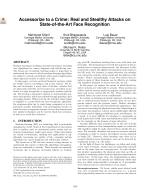 Accessorize to a Crime: Real and Stealthy Attacks on State-of-the-Art Face Recognition
