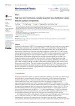 High key rate continuous-variable quantum key distribution using telecom optical components