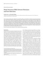 Brain Structures Differ between Musicians and Non-Musicians