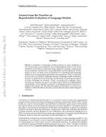 Lessons from the Trenches on Reproducible Evaluation of Language Models