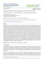 Emerging underwater survey technologies: A review and future outlook