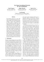 Very Deep Convolutional Networks for Text Classification