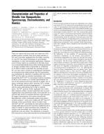 Characterization and Properties of Metallic Iron Nanoparticles: Spectroscopy, Electrochemistry, and Kinetics