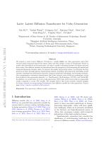 Latte: Latent Diffusion Transformer for Video Generation
