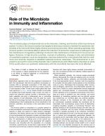 Role of the Microbiota in Immunity and Inflammation