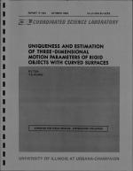 UNIQUENESS AND ESTIMATION OF THREE-DIMENSIONAL MOTION PARAMETERS OF RIGID OBJECTS WITH CURVED SURFACES