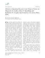 Methods in Educational Research: From Theory to Practice, by Maguerite G. Lodico, Dean T. Spaulding, and Katherine H. Voegtle. San Francisco, CA: Jossey-Bass, 2006.