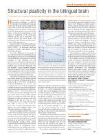 Structural plasticity in the bilingual brain
