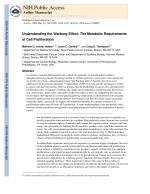 Understanding the Warburg Effect: The Metabolic Requirements of Cell Proliferation