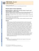 Bioactive glass in tissue engineering