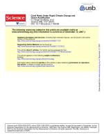 Coral Reefs Under Rapid Climate Change and Ocean Acidification