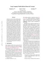 Large Language Models Relearn Removed Concepts