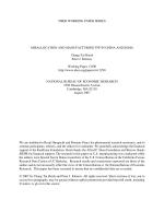 Misallocation and Manufacturing TFP in China and India