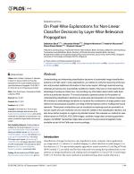 On Pixel-Wise Explanations for Non-Linear Classifier Decisions by Layer-Wise Relevance Propagation